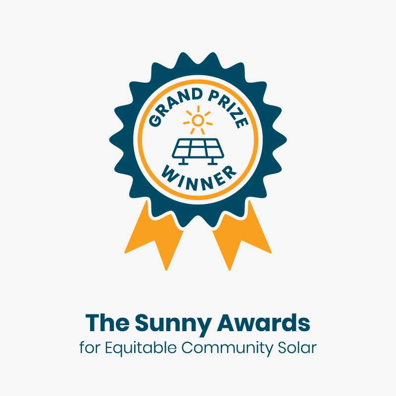 Grand prize winner badge from Sunny Awards