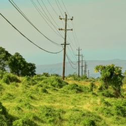 A photo of the Helping Hawai'i transition to 100% clean, renewable energy project