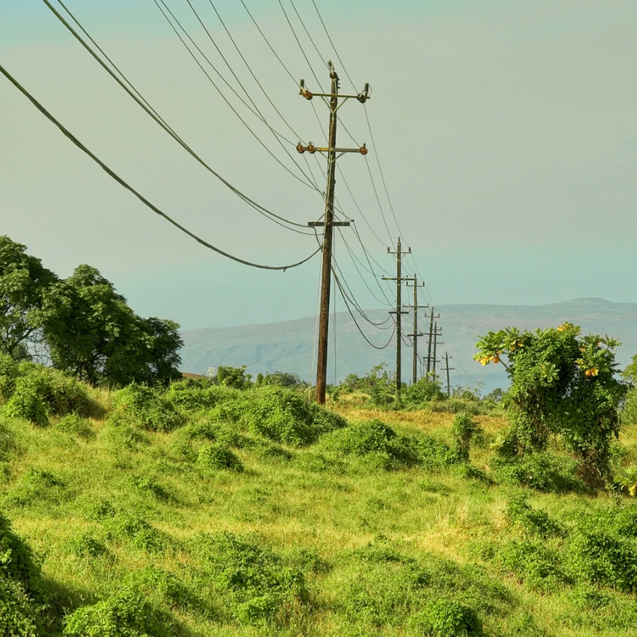 A photo of the Helping Hawai'i transition to 100% clean, renewable energy project